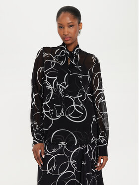 KARL LAGERFELD KARL LAGERFELD Halenka 245W1604 Černá Regular Fit