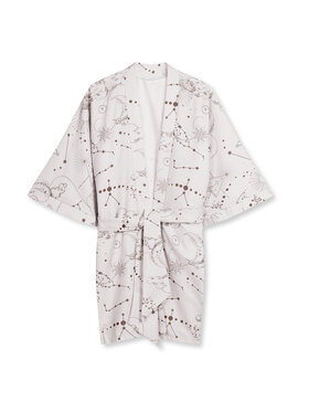 White pocket White pocket Kimono kimono Fioletowy