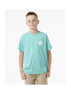 Rip Curl Rip Curl T-Shirt Wetsuit Icon Tee -Kids Niebieski Standard Fit