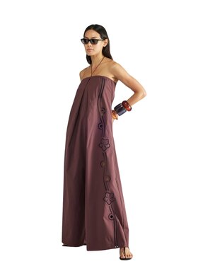 Liviana Conti Liviana Conti Spodnie zimowe f5sk76 Bordowy Regular Fit