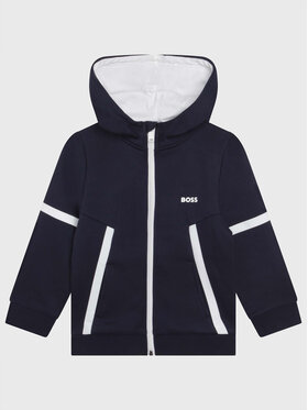 Boss Boss Mikina J25M71 D Tmavomodrá Regular Fit