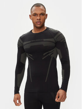 Brubeck Brubeck Termoaktīva apģērba augšdaļa LS1570M Melns Slim Fit