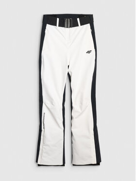 4F 4F Spodnie narciarskie SKI PERFORMANCE Biały Slim Fit
