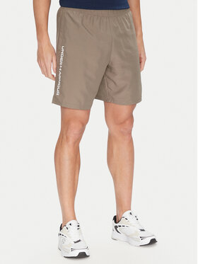 Under Armour Under Armour Pantaloni scurți sport Ua Woven Wdmk Shorts 1383356 Verde Regular Fit