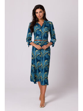 BeWear BeWear Každodenné šaty B259 Modrá Regular Fit