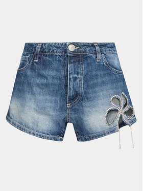 Please Please Jeans kratke hlače D0IEEH0W6G Modra Regular Fit