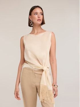 Motivi Motivi Blusa 2094Q002004N011 Crema Regular Fit