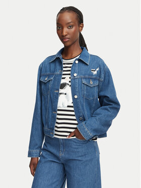 KARL LAGERFELD KARL LAGERFELD Джинсова куртка B3W14010 Голубий Regular Fit