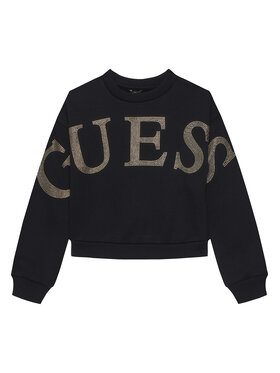 Guess Guess Majica dugih rukava J5YQ09 KAV34 Crna Regular Fit