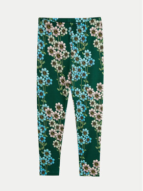 MINI RODINI Mini Rodini Colanți Daisys 2473011775 Verde Slim Fit