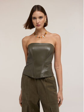 Motivi Motivi Top D013Q000519N035 Verde Regular Fit