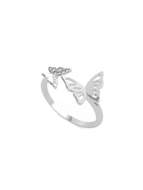 Guess Guess Pierścionek UBR70033-54 Srebrny