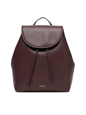 Calvin Klein Calvin Klein Σακίδιο Foil Logo Flap Backpack LV04F3297G Μπορντό
