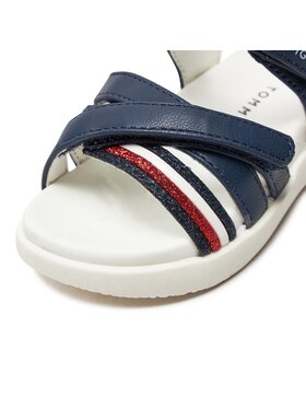 Tommy Hilfiger Sandale Strippes Velcro Sanadal T1A2-33234-0326 M Tamnoplava