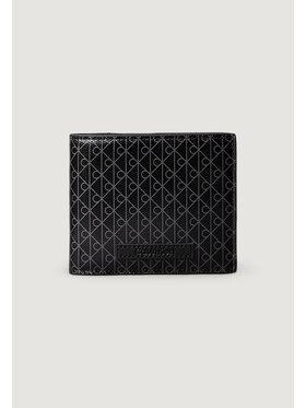 Calvin Klein Calvin Klein Πορτοφόλι COATED EW BILL FOLD w/ COIN Μαύρο