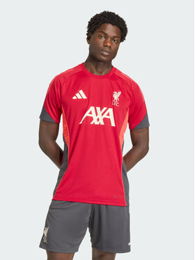adidas adidas Koszulka techniczna 157793 Czerwony Slim Fit