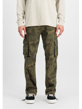 Alpha Industries Alpha Industries Spodnie cargo Jet Camo Pant Zielony Straight Leg