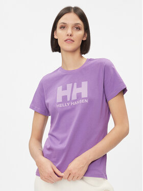 Helly Hansen Helly Hansen Marškinėliai Logo 34112 Violetinė Regular Fit