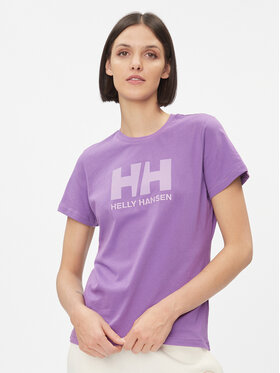 Helly Hansen Helly Hansen T-Shirt Logo 34112 Fialová Regular Fit