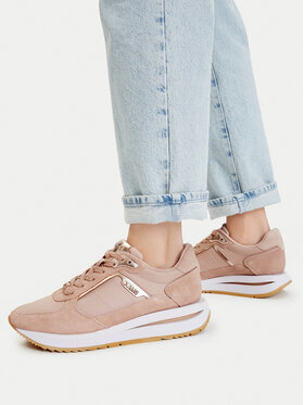 Guess Guess Sneakersy FLTEG5 LEA12 Różowy