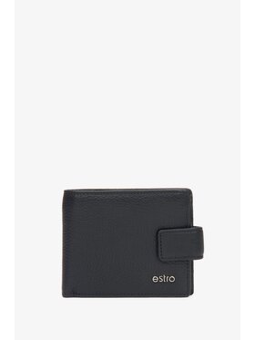 Estro Estro Μικρό Πορτοφόλι Ανδρικό ER00116301 Μαύρο
