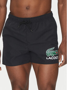 Lacoste Lacoste Pantaloni scurți pentru înot MH6912 Negru Regular Fit