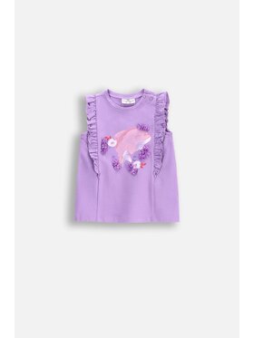 Coccodrillo Coccodrillo T-Shirt WC5143203HGN-016 Fioletowy Regular Fit