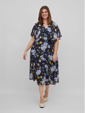Evoked Vila Vila Hétköznapi ruha Rilla 14083437 Sötétkék Regular Fit