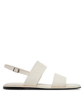 Calvin Klein Calvin Klein Sandalen Flat Sandal - He HW0HW02377 Écru