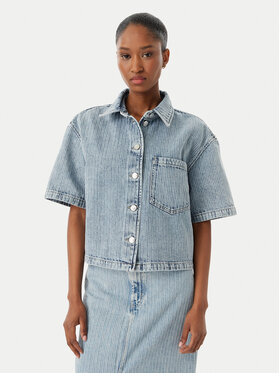 HUGO HUGO camicia di jeans Gesila_1 50559758 Celeste Relaxed Fit