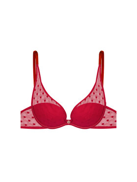 Esotiq Esotiq Biustonosz push-up 40920 Czerwony