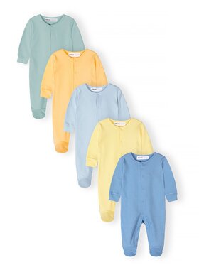 minoti minoti Komplet pajacy 28BABYPACK29 Niebieski Regular Fit