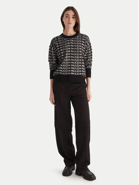 DKNY DKNY Pullover P5MSAX92 Schwarz Regular Fit