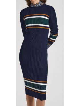 Pepe Jeans Pepe Jeans Sukienka PL953390 594 Granatowy Slim Fit