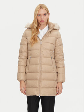 Tommy Hilfiger Tommy Hilfiger Vatovaná bunda WW0WW43122 Béžová Regular Fit