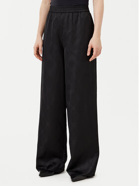 HUGO HUGO Bavlnené nohavice Harida-1 50538802 Čierna Relaxed Fit