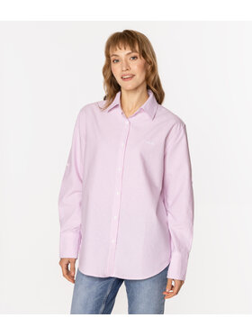 Lee Cooper Lee Cooper Koszula LINA OXFORD Różowy Regular Fit