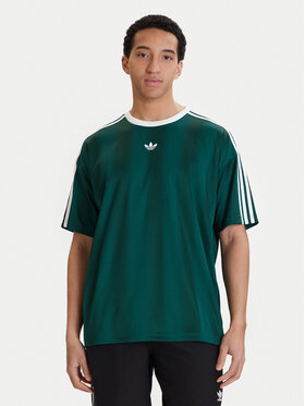 adidas adidas Tricou adicolor Jacquard KD5834 Verde Loose Fit