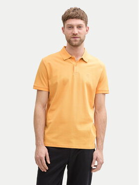 Tom Tailor Tom Tailor Тениска с яка и копчета 1031006 Оранжев Regular Fit