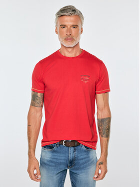 BIG STAR BIG STAR T-Shirt ELVINER Czerwony Basic Fit