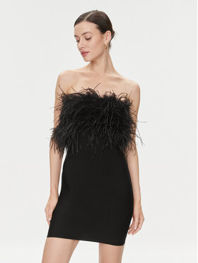 Guess Guess Коктейльна сукня Evita 4RGK0E 5036Z Чорний Slim Fit