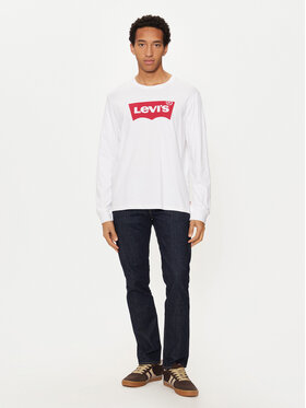 Levi's® Majica Z Dolgimi Rokavi Graphic Tee 36015-0010 Bela Regular Fit