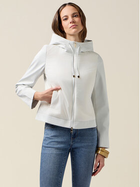 Oltre Oltre Kurtka puchowa F047R001469N011 Biały Regular Fit