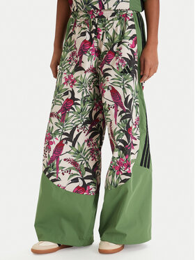 adidas adidas Sportinės kelnės Farm Rio Premium KD4642 Žalia Loose Fit