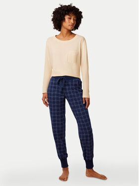 Triumph Triumph Pantaloni pijama 10216544 Bleumarin Regular Fit