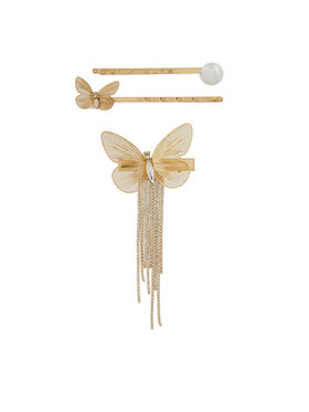 Aldo Aldo 3er-Set Haarspangen Elody 13935205 Goldfarben