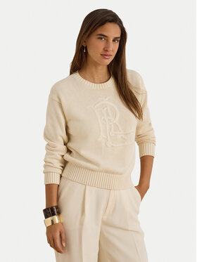 LAUREN RALPH LAUREN LAUREN RALPH LAUREN Megztinis 200979653001 Kreminė Regular Fit