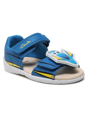 Clarks Clarks Sandały Zora Nemo T 261583886 Niebieski