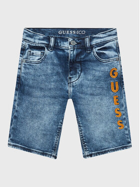 Guess Guess Džinsiniai šortai L3GD13 D4GV0 Mėlyna Regular Fit