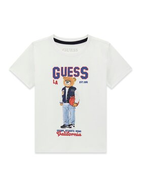 Guess Kids Guess Kids T-Shirt 183054 Bílá Classic Fit